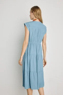 Vestido escote pico