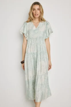 Vestido escote pico