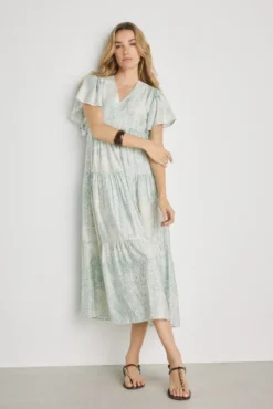 Vestido escote pico
