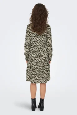 Vestido estampado camisero