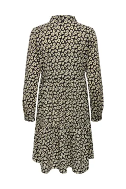 Vestido estampado camisero