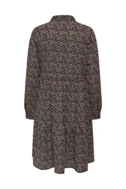 Vestido estampado camisero