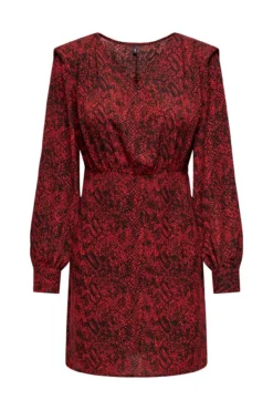 Vestido estampado con animal print