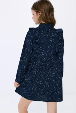 Vestido estampado flores niña