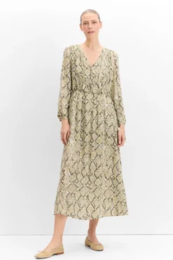 Vestido estampado serpiente