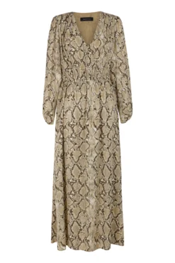 Vestido estampado serpiente