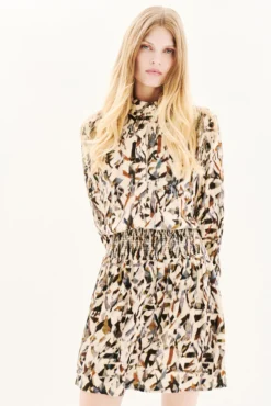 Vestido estampado 100% viscosa