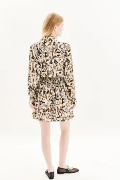 Vestido estampado 100% viscosa