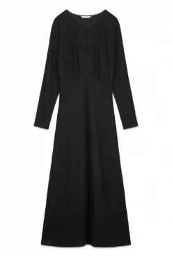 Vestido estructura manga murciélago