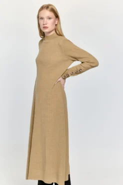 Vestido evasé tricot