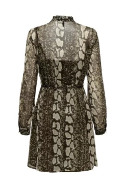 Vestido gasa animal print