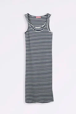 Vestido lactancia de rayas