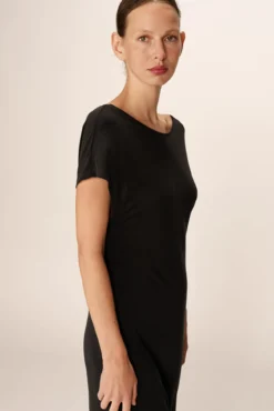 Vestido largo básico en modal