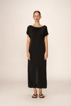 Vestido largo básico en modal