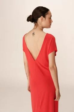 Vestido largo básico en modal