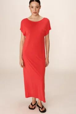 Vestido largo básico en modal