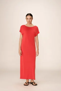 Vestido largo básico en modal