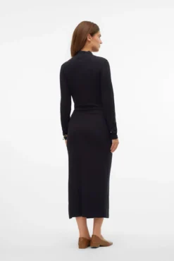 Vestido largo de manga larga maternity