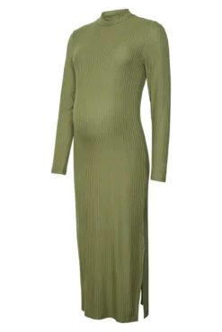 Vestido largo de manga larga maternity