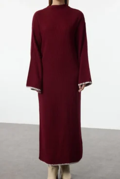 Vestido largo de punto