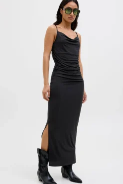 Vestido largo de punto