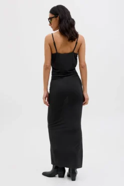 Vestido largo de punto