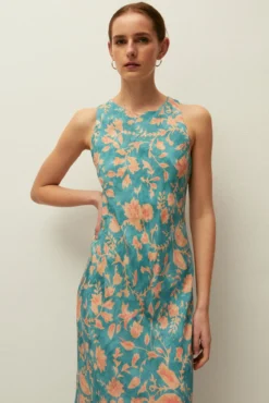 Vestido largo de tirantes