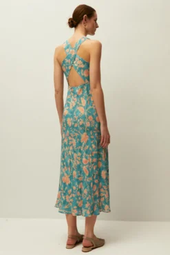 Vestido largo de tirantes
