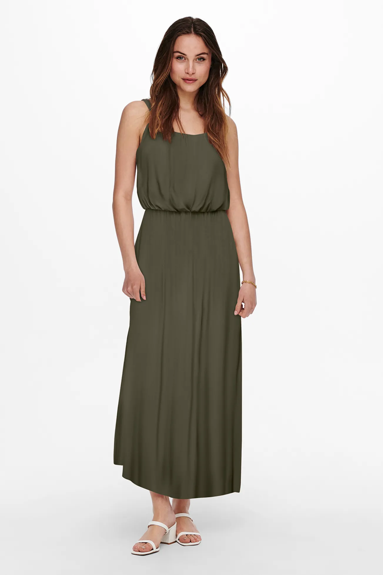 Vestido largo de tirantes
