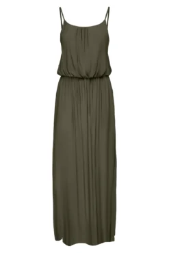 Vestido largo de tirantes