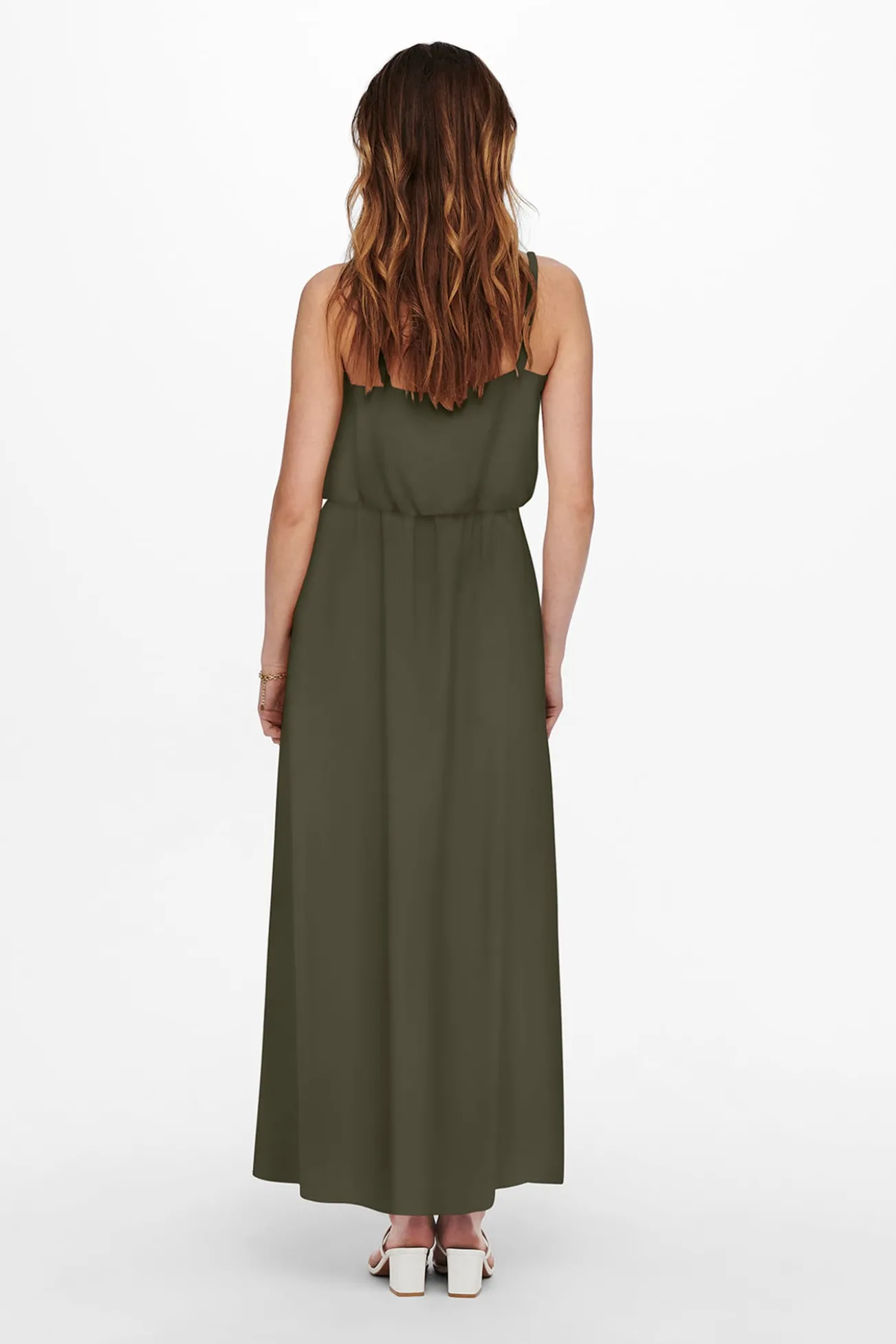 Vestido largo de tirantes