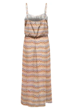 Vestido largo de tirantes regulables
