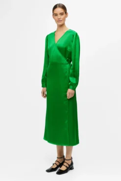 Vestido largo envolvente