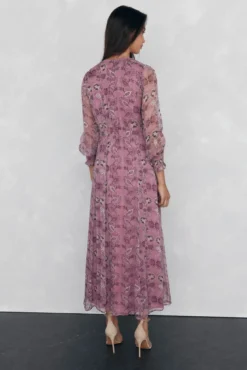 Vestido largo fluido