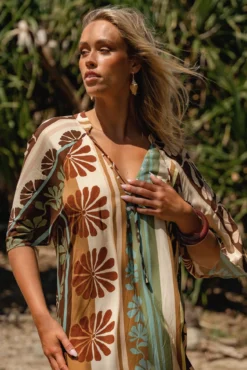 Vestido largo kaftán