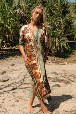 Vestido largo kaftán
