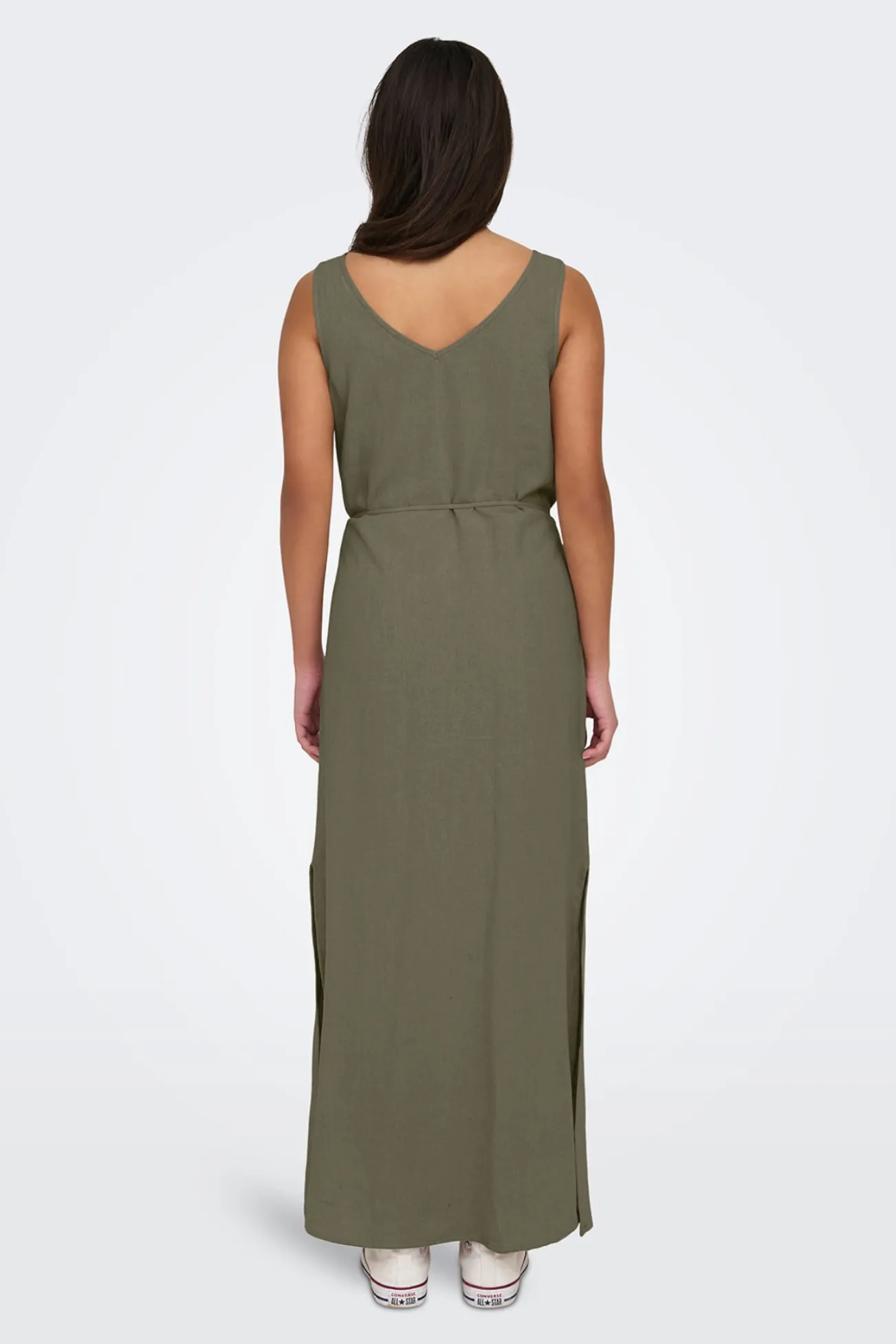 Vestido largo lino
