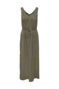 Vestido largo lino