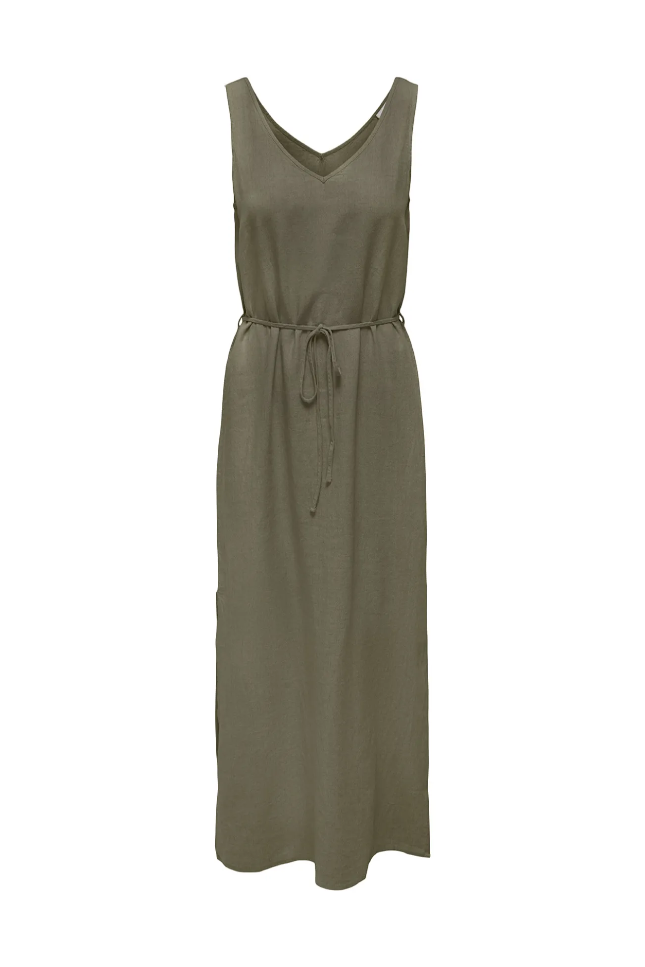 Vestido largo lino