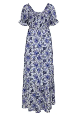 Vestido largo maternity mangas corta