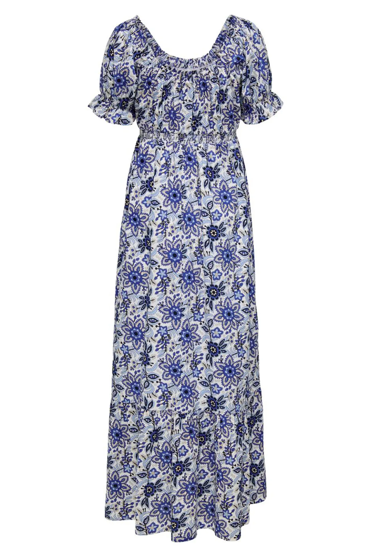 Vestido largo maternity mangas corta
