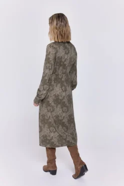 Vestido largo midi fluido