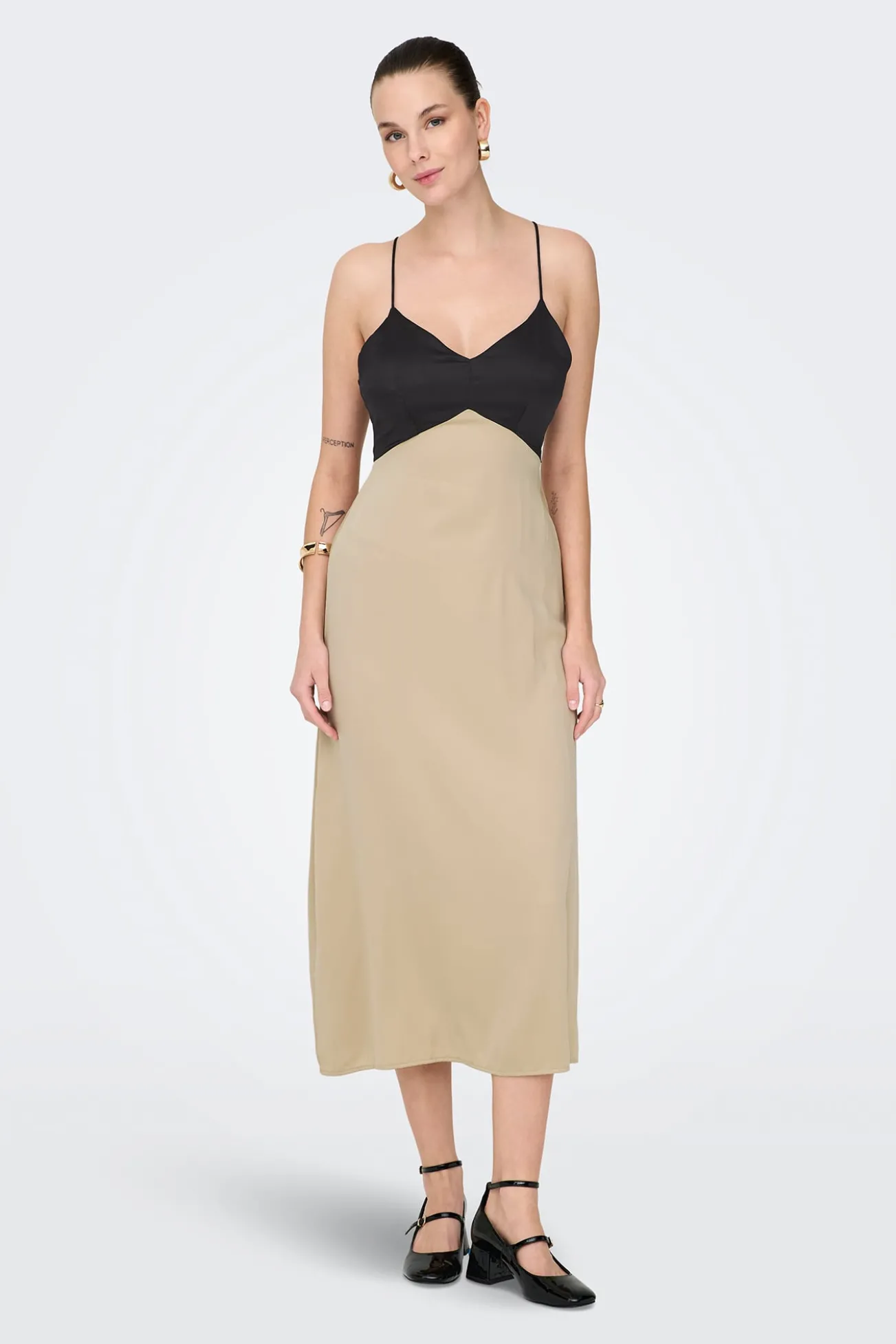 Vestido largo tirantes