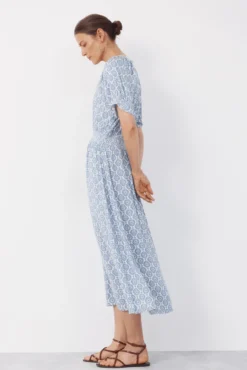 Vestido manga corta