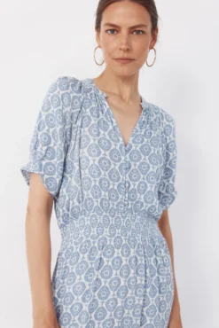 Vestido manga corta