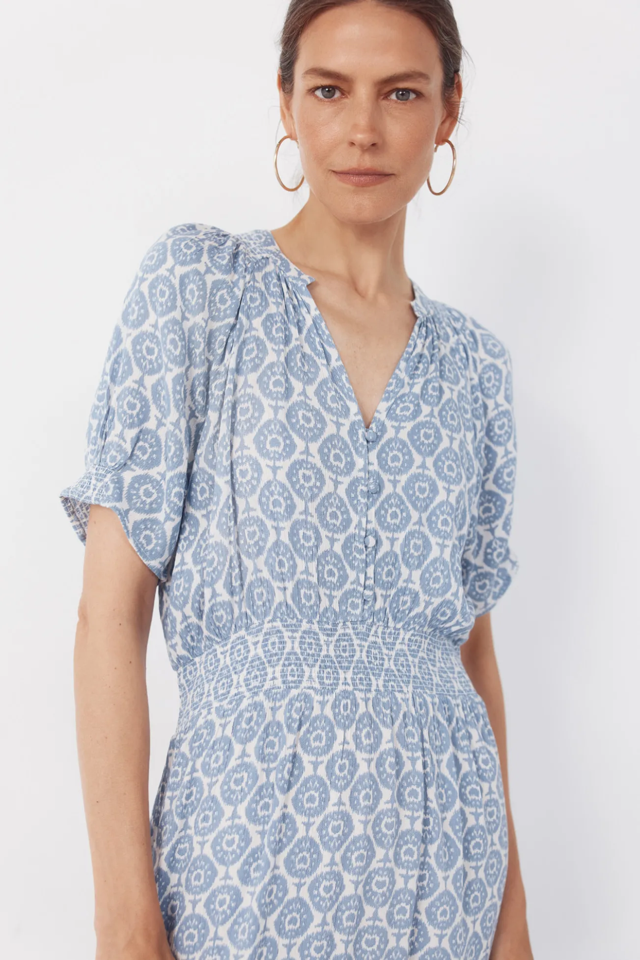 Vestido manga corta