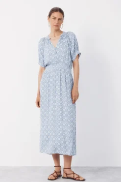 Vestido manga corta