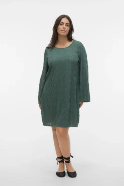 Vestido manga larga Curve
