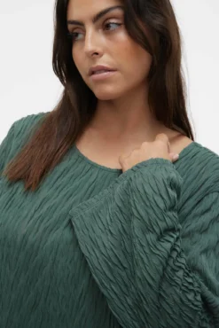 Vestido manga larga Curve