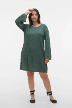 Vestido manga larga Curve